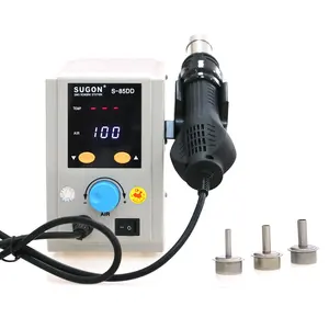 SUGON S-85DD High Quality Dual Digital Play 700W SMD Soldering Rework Station Hot-Air SMD Soldering Station