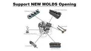Lingtan động cơ phụ tùng ô tô <span class=keywords><strong>350</strong></span> GM350 V8 động cơ xi lanh khối cho Chevy Chevrolet OEM 1024880 SBC 5.7 V8 5.7L xi lanh khối - Product Image 3