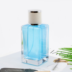 Parfum Glass Perfume Bottle Glassglassglass Wholesale Supplier Custom Cosmetic Packaging Square Botol Parfum Empty Luxury 30ml 50ml 100ml Spray Glass Perfume Bottle