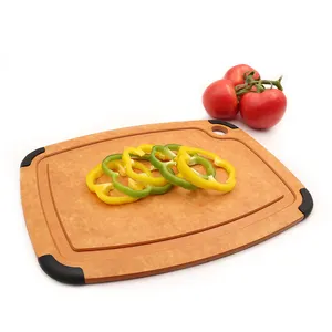 Bluedrop Custom Made Wooden Fiber Cutting Board Pizza Board Chopping Block Round Chopping Board Chopping Board Wood