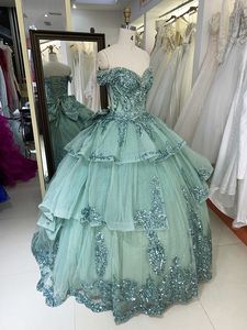 فساتين سهرة قصيرة جديدة متألقة: Quinceanera أنيقة رخيصة للنساء - Product Image 3