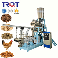 Machine à granulés d'aliments pour petits animaux à prix d'usine, adaptée aux fabricants d'extrudeuses d'aliments flottants pour poissons dans les fermes d'élevage