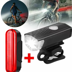 Luz LED recargable para bicicleta, lámpara trasera impermeable, sirena antirrobo, luz trasera para montar de noche, bicicleta de carretera - Product Image 3