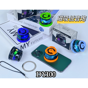 Xách tay dy100 Đen <span class=keywords><strong>Mini</strong></span> Magnetic Blue tooth Loa BT/LED/rảnh tay/từ thu hút/điện thoại di động chủ cho xe đạp - Product Image 2