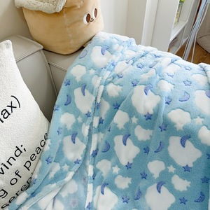 Cartone animato coperta di flanella per i bambini 100% poliestere monostrato Design sottile asilo regalo per l'estate - Product Image 4