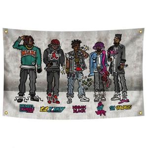 Banderas Personalizadas de Poliéster 100D de Buena Calidad, 90x150cm (3x5 pies), Venta al Por Mayor del Fabricante, Banderas para Fans de Cantantes - Product Image 1