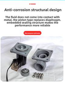 300PH 3インチ パイロットソレノイドバルブ 電気制御 灌漑 水やり 油圧 DN80 AC DC ラッチング BSPメスネジフランジ - Product Image 6