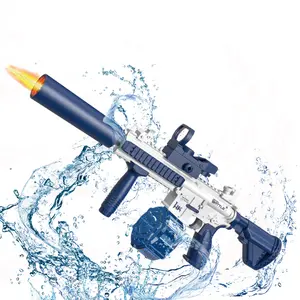 Electric Shooting Watergun Toy Outdoor Shooting Squirt Guns Toys Automatic Water Blaster Gun Toys With Fire Cap
