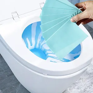 Toilet Cleaner Non-Toxic Concentrated Dissolving Sheets Plastic-Free Toilet Cleaning Strips