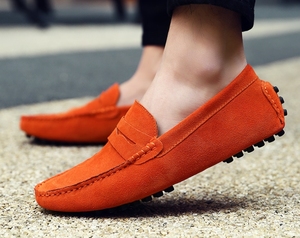 <span class=keywords><strong>Mocasines</strong></span> para caminar de oficina para <span class=keywords><strong>hombre</strong></span>, cabeza de gamuza de 10 colores, ligeros, transpirables, cómodos, acolchados, Oxford, planos, informales, tendencia de Beanshoe - Product Image 2