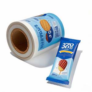 Film souple personnalisé en rouleau de BOPP papier d'aluminium imprimé de qualité alimentaire laminé pour l'emballage de sucettes de crème glacée chocolats - Product Image 5