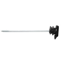 Aislante de poste de madera Offset, valla eléctrica de plástico, tornillo, gran oferta