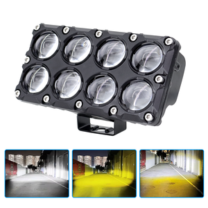 Venta al por Mayor de Faros Antiniebla LED de 6/8/10 Lentes para Motocicletas y Automóviles, Luces de Conducción Amarillas y Blancas de Repuesto para Camiones, Automóviles, Cuatrimotos y Jeeps - Product Image 4