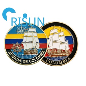 Monedas Conmemorativas Personalizadas al por Mayor, Monedas de Recuerdo del Ejército Naval de Colombia, Monedas de Desafío con su Propio Diseño - Product Image 4