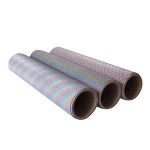 Lianxing diverses couleurs en plastique Film d'emballage paillettes chaussures brillant matériel cadeau emballage papier aluminium étincelle Film rouleau - Product Image 3