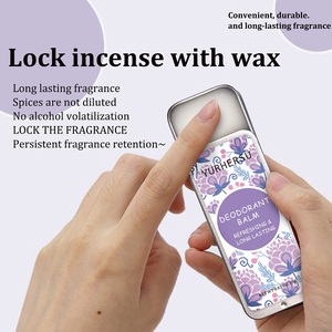 YURHERSU sólido cuerpo bálsamo de larga duración portátil sólido Perfume crema desodorante para todo el cuerpo para mujeres - Product Image 2