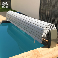 Simplifiez la sécurité avec la couverture automatique électrique pour piscine d'extérieur de Water Crown, fabriquée en matériau PC robuste pour diverses piscines.