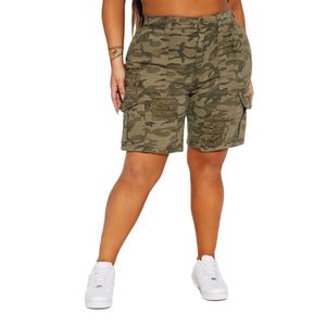 SL Custom Logo Sexy Breathable High Waist Distressed Camouflage Tactical Cargo <b>Shorts</b> - Product Image 4