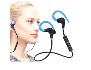 BT-1 Giá Rẻ Tai Nghe Bluetooth Không Dây Thể Thao Tai Nghe Rảnh Tay Tai Nghe Hai Tai Móc Âm Thanh Nổi 4.1 Mới Có Micro