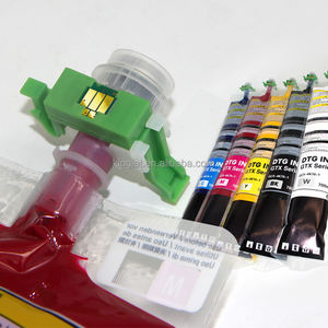 Fábrica Diretamente Atacado 700 Ml <span class=keywords><strong>Dtg</strong></span> Saco Tinta Com Tinta <span class=keywords><strong>Dtg</strong></span> One Time Chip para Brother GTX-422 PRO GTX-423 PRO GTX PRO Impressora - Product Image 6