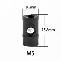Écrous cylindriques M5 en titane nickelé, écrous de couplage à trou transversal en alliage GR5 haute résistance, personnalisés, pour fixation à marteau