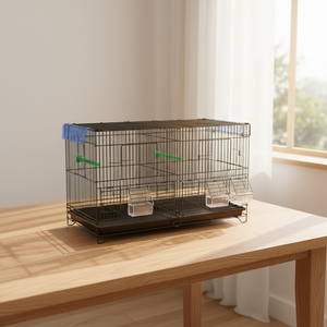<span class=keywords><strong>Cage</strong></span> à oiseaux pliable de haute qualité pour perroquets, <span class=keywords><strong>cage</strong></span> de reproduction en métal fabriquée en fil durable pour petits animaux - Product Image 2