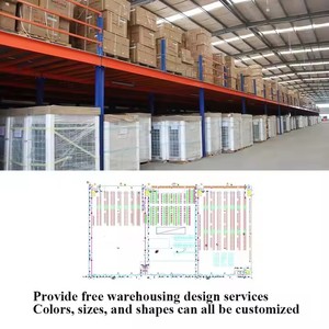Victory Mezzanine Storage Estantes para neumáticos Unidad de estantería de metal Heavy Duty Rack Sistema de estantería Almacenamiento en almacén - Product Image 3