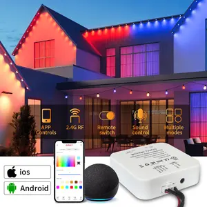 Pengontrol Ditial Warna Bi Dapat Diprogram, Sistem Jarak Jauh Wifi Bluetooth Cahaya Piksel Pengontrol Led Rgbw Rgb