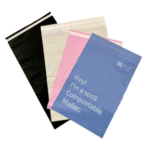 신발 양말 모피 맞춤형 로고 파우치를 위한 친환경 생분해 성 폴리 봉투 친환경 택배 우편 - Product Image 3