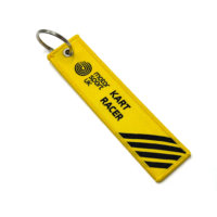 Usine directe personnalisé Double face tissé porte-clés lettre créative brodé porte-clés OEM ODM