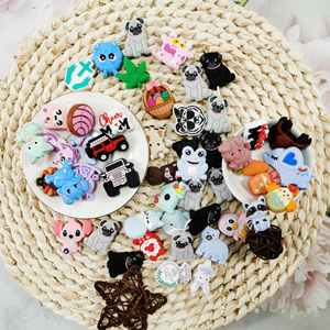 Perles de dentition à mâcher en silicone pour la fabrication de stylos, accessoires de chaînes de tétines - Product Image 5