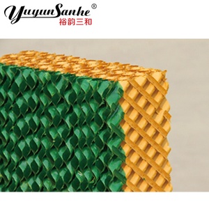 Aluminium rahmen Kraft papier Verdunstung kühlsystem Gewächshaus kühl kissen für Geflügels tall und Schweine farm - Product Image 5