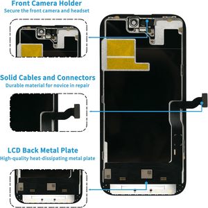 Écran tactile LCD FHD de remplacement Xin rui da pour <span class=keywords><strong>iPhone</strong></span> <span class=keywords><strong>14</strong></span> Pro 6,1 pouces avec True Tone et Face <span class=keywords><strong>ID</strong></span> (pour A2650/A2889/A2892/A2891/A2890) - Product Image 2