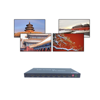 4 4 pour 2.0 Matrix 4K60Hz, construction métallique, mémoire de mise en veille, conception basse consommation pour les centres de commande et salles de contrôle 24/7