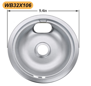 Juego de bandejas cromadas <span class=keywords><strong>DYD</strong></span> WB32X106 y WB32X107 para elementos calefactores de horno, uso en estufas/hornos eléctricos, accesorio para electrodomésticos. - Product Image 4