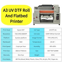 Impresora UV Híbrida Modelo 2026, No Requiere Desmontaje, A3, Impresión Rollo a Rollo y Plana, Todo en Uno, para Impresión de Etiquetas 3D en Película AB y TPU