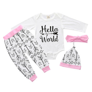 Vêtements pour enfants en coton de haute qualité, nouveau style, vente en gros, été, vêtements pour bébés, vêtements pour nouveau-nés, vêtements pour bébés filles pas chers, boutique - Product Image 4