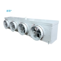 Enfriador de Aire Evaporativo con Descongelación por Agua Serie YueXue SDd con 4 Motores de Ventilador y Boquilla Larga