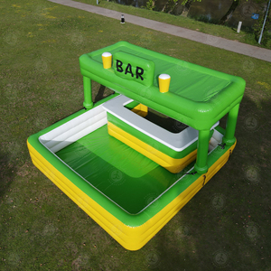 Bar <span class=keywords><strong>Tiki</strong></span> Inflable de PVC Personalizado para Exteriores y Carpa de Piscina para Playa, Piscina Inflable Familiar para Fiestas de Verano con Barra en Venta - Product Image 4