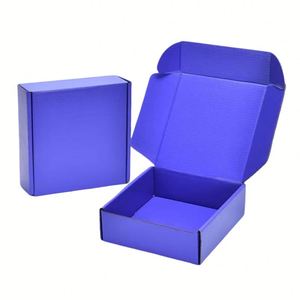 Customizable White Square Aircraft Box Hard Stock Carton for Express Packing for Clothing <b>Socks</b> Candle Recycled Materials - Product Image 3