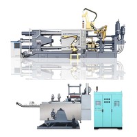 Machine de moulage sous pression à chambre froide pour pièces moulées en aluminium et en laiton, contrôlée par PLC, à économie d'énergie