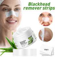Patchs nasaux peel-off à l'aloe vera pour les points noirs et les impuretés pour déboucher et purifier les pores laissant la peau lisse et affinée