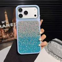 Nouvelle coque de téléphone haut de gamme avec cadre de caméra à points colorés et dégradé, de qualité supérieure