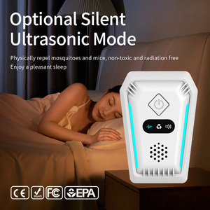 Repelente Ultrasónico Portátil para Interiores con LED, Resistencia Eléctrica, Antipolillas, Antipulgas, Antimosquitos, Enchufable, 20m - Product Image 5