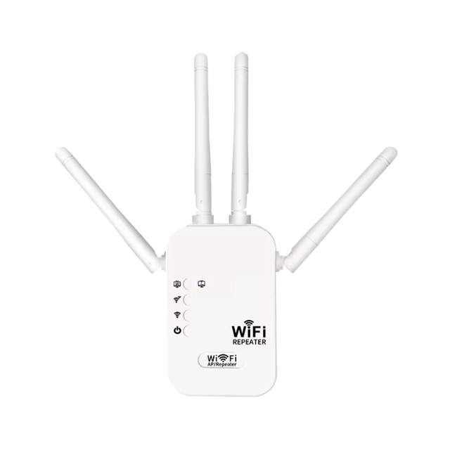 ZZYSY White 300Mbps WiFi Amplifier Router 2.4 GHz Wi-Fi Signal US 802.11n WiFi Repeater Laptop```