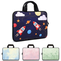 Sac pour ordinateur portable en néoprène avec fermeture éclair, style coréen moderne, pour voyage et usage quotidien, housse de protection souple personnalisée pour PC