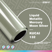 Film PVC de haute qualité à effet liquide métallique argent mercure brillant, changeant de couleur, pour covering de carrosserie automobile - Meilleure vente