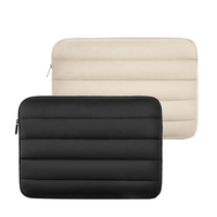 Spot vente chaude sac d'ordinateur matelassé neutre 13 pouces 15 pouces 17 pouces étui de protection pour ordinateur portable Puffy étui pour ordinateur portable