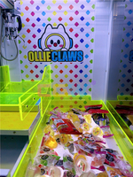 Machine à griffes à bonbons personnalisable avec logo GOOD PROFIT, machine à griffes à bonbons pousseurs, jeux d'arcade, prix