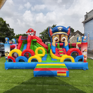 <span class=keywords><strong>Parc</strong></span> de jeux gonflable sur le thème de la ferme Fun World pour enfants, en bâche PVC, château gonflable Funcity - Product Image 5